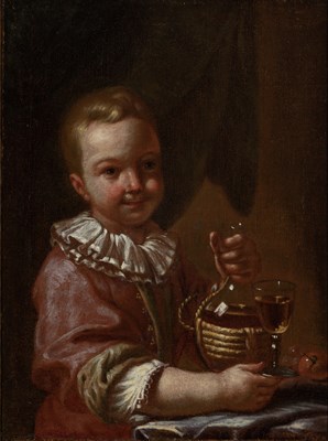 Lot 19 - Antonio Amorosi Italian, 1660-1758 A Boy...