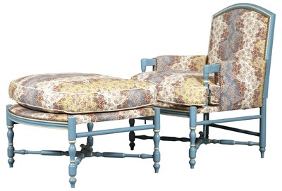 Lot 208 - French Provincial Style Painted and...
