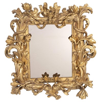 Lot 165 - Baroque Style Carved and Giltwood Mirror 19th...