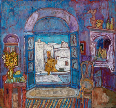 Lot 51 - Luis Orozco Mexican, 20th century Interior,...