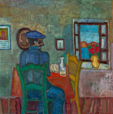 Lot 46 - Luis Orozco Mexican, 20th century Cafe Scene,...