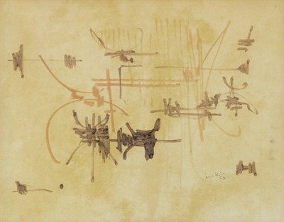 Lot 9 - Georges Mathieu French, 1921-2012 Untitled,...