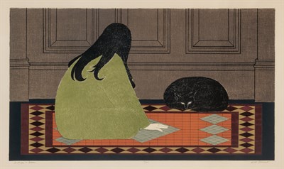 Lot 13 - Will Barnet (1911-2012) DIALOGUE IN GREEN...