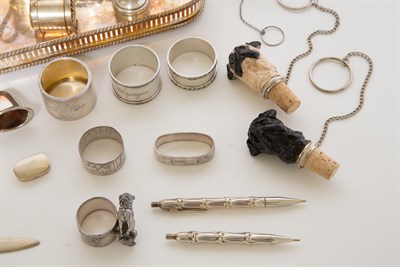 Lot 1040 - Group of Sterling Silver and Silver Plated...
