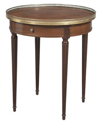 Lot 1172 - Louis XVI Style Leather Top Bouillotte Table...