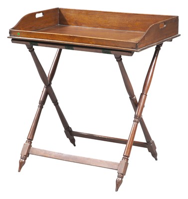 Lot 1190A - English Mahogany Butler's Tray on Stand Height...