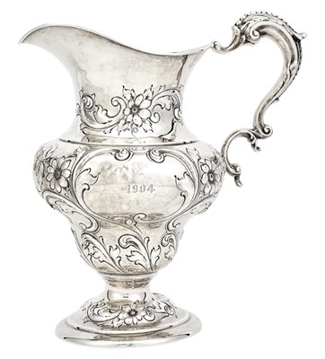 Lot 1114 - J.E. Caldwell Sterling Silver Water Pitcher...