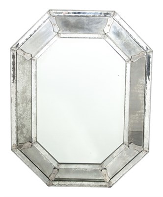 Lot 188 - Venetian Style Octagonal Mirror Height 43 1/2...