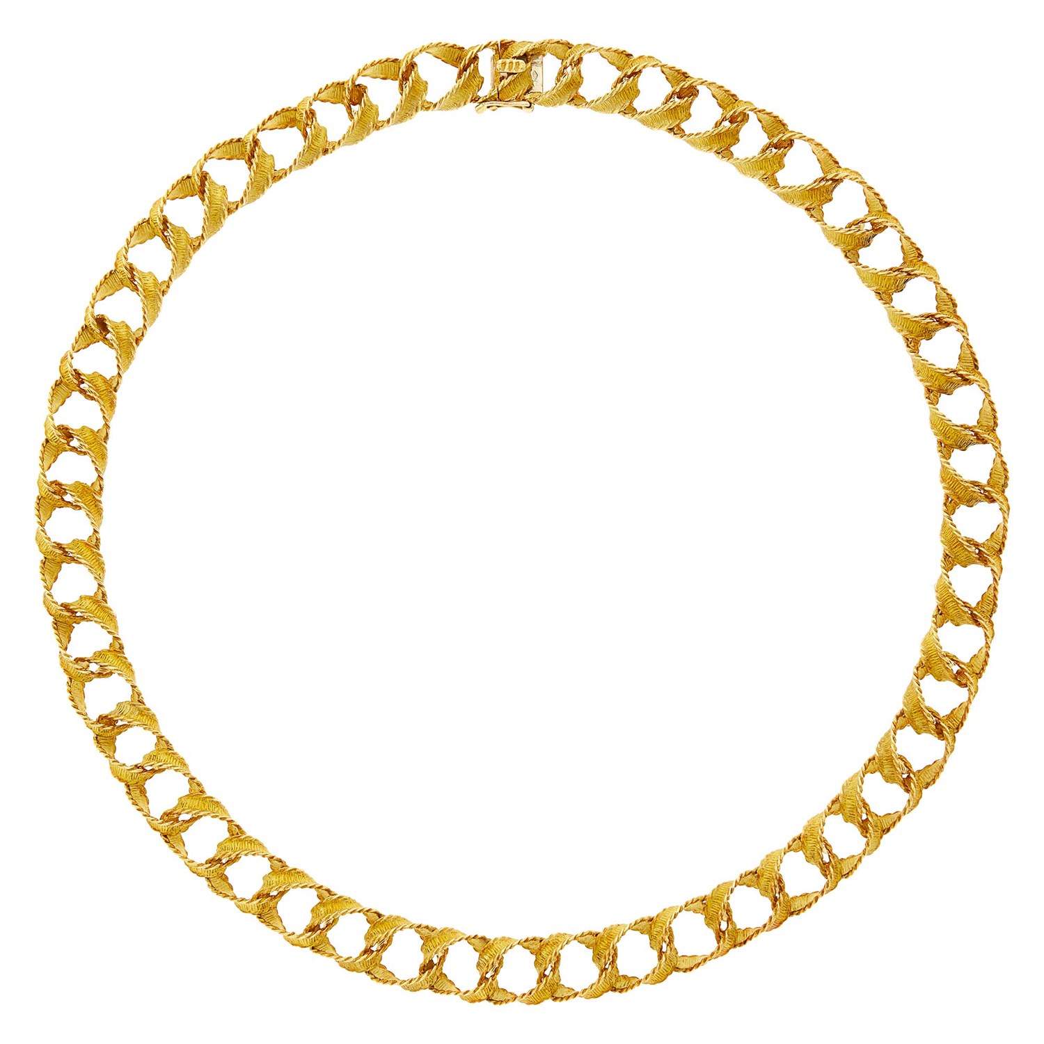 Lot 144 - Tiffany & Co. Gold Necklace, France