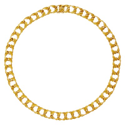 Lot 144 - Tiffany & Co. Gold Necklace, France