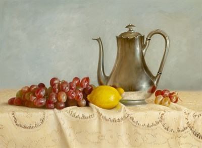 Lot 1125 - William Acheff American, b. 1947 Still Life on...