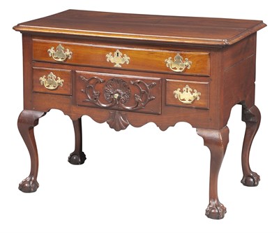 Lot 1125 - Chippendale Carved Walnut Dressing Table...