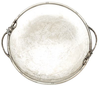 Lot 219 - American Sterling Silver Two-Handled Tray...