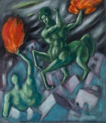 Lot 38 - Roberto Barni Italian, b. 1939 Centari...