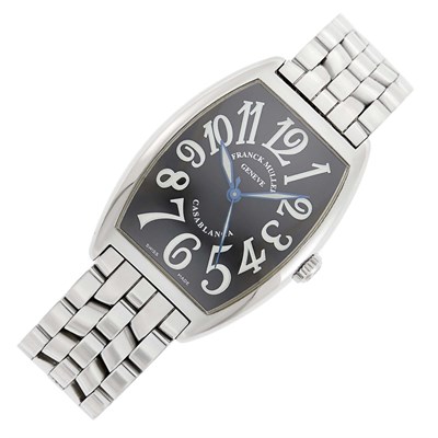 Lot 57 - Franck Muller Gentleman's Stainless Steel 'Casablanca' Wristwatch, Ref. 3825