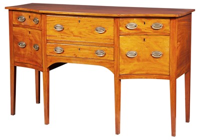 Lot 1233 - Federal Inlaid Mahogany Sideboard Desk...