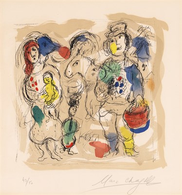 Lot 43 - Marc Chagall (1887-1985) PETIT PAYSANS I...