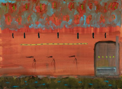 Lot 47 - John Lurie American, b. 1952 Crows Leaving A...