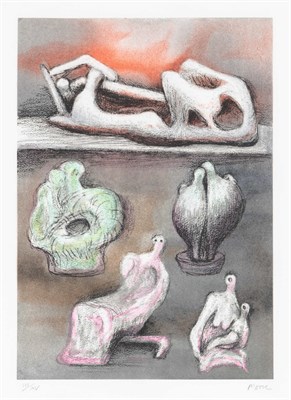 Lot 135 - Henry Moore (1898-1986) FIVE IDEAS FOR...