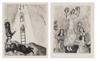 Lot 50 - Marc Chagall (1887-1985) JACOBS'S LADDER;...