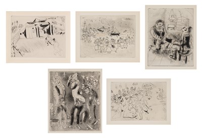 Lot 1087 - Marc Chagall (1887-1985) LES ÂMES MORTES (DEAD...