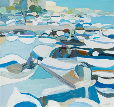 Lot 56 - Roger Muhl French, 1929-2008 Le Port de Cannes...