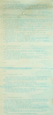 Lot 29 - [KENNEDY ASSASSINATION] Four teletype...