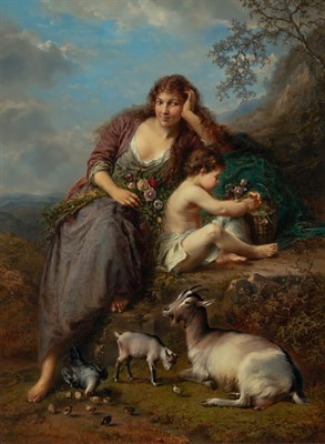 Lot 1004 - Henry Campotosto (Belgian, 1833-1910) and...