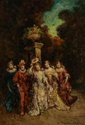 Lot 1005 - Attributed to Adolphe Joseph Thomas Monticelli...