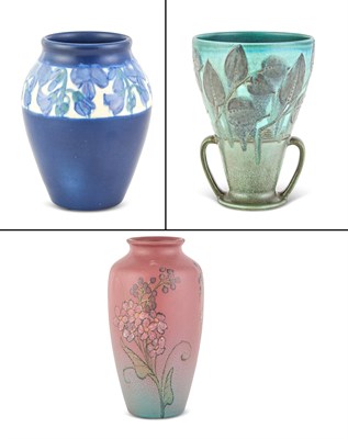Lot 301 - Group of Three Rookwood Pottery Vases Circa...