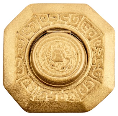 Lot 176 - Tiffany Studios Gilt-Bronze Zodiac Pattern...