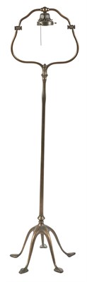 Lot 178 - Tiffany Studios Bronze Harp Floor Lamp Base...
