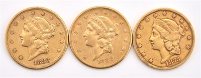 Lot 3026 - United States $20 Liberty Head Coin Group Lot...