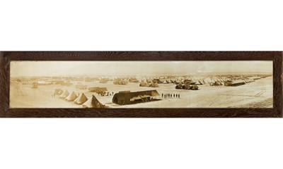 Lot 53 - [TEXAS--MEXICAN BORDER WAR] Large panoramic...