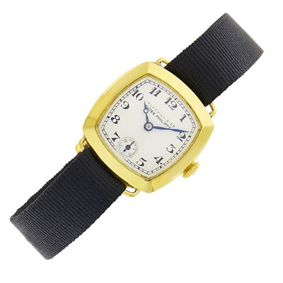 Lot 54 - Patek Philippe, Tiffany & Co. Gold Wristwatch