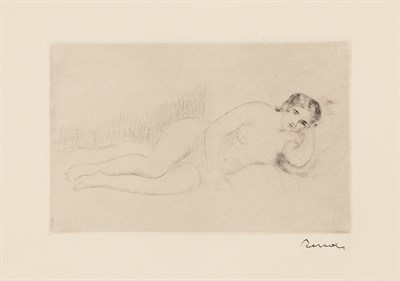 Lot 184 - Pierre-Auguste Renoir (1841-1919) FEMME NUE...