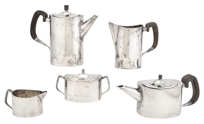 Lot 225 - Danish Silver Tea and Coffee Service Hans...