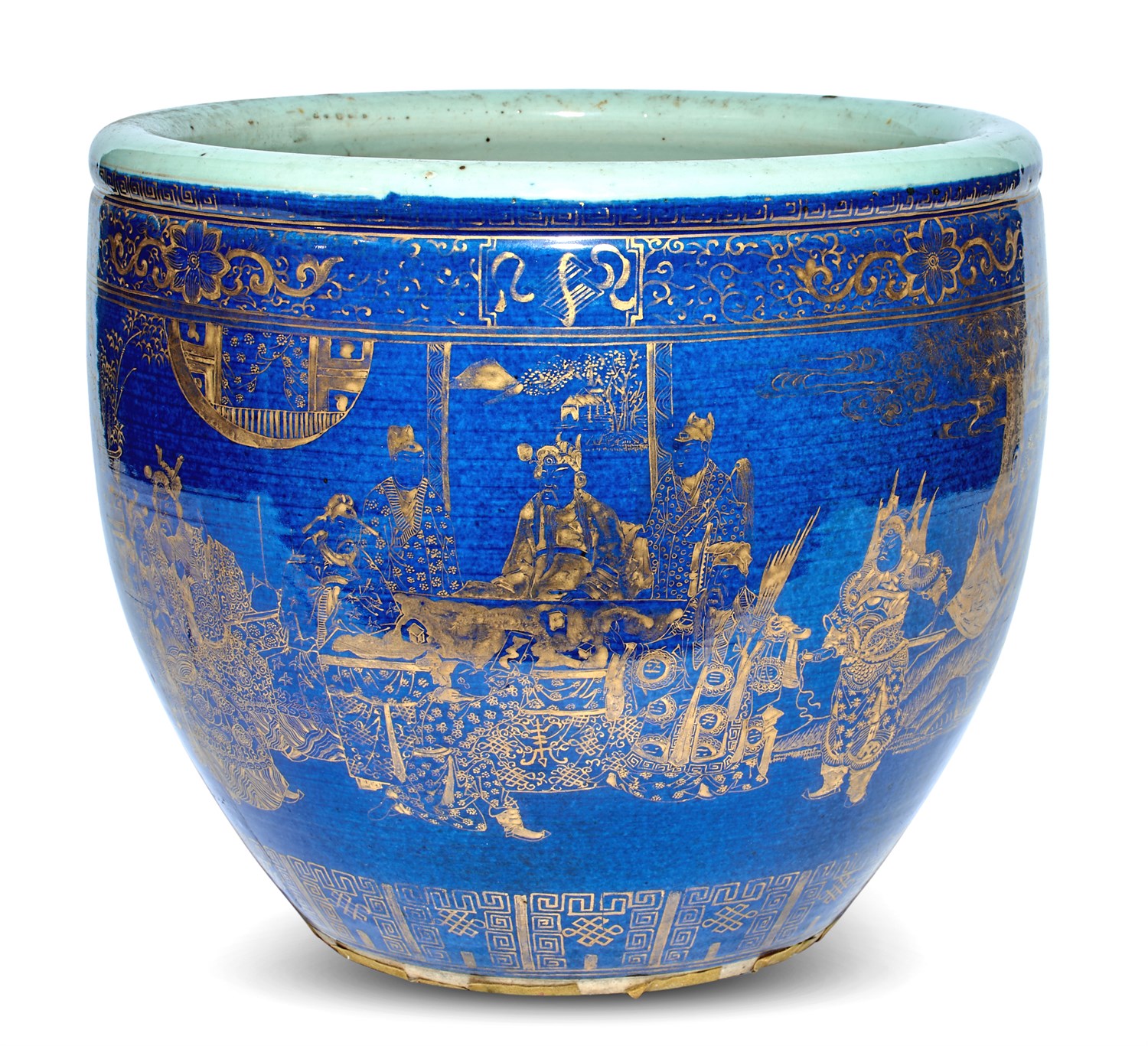 Lot 152 - A Chinese Porcelain Jardinière Qing Dynasty Of...