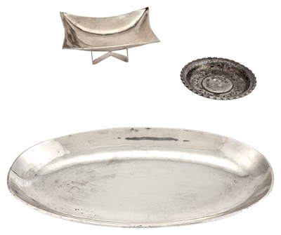 Lot 207 - Three American and Mexican Sterling Silver...