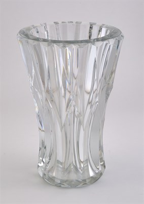 Lot 244 - Baccarat Glass Jasmine Vase Height 13 1/2 inches.