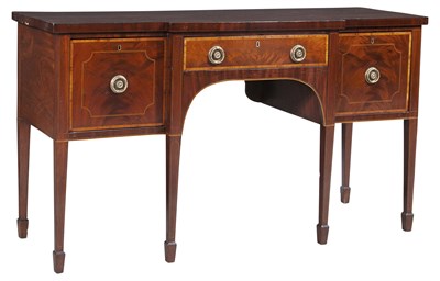 Lot 192 - George III Inlaid Mahogany Sideboard