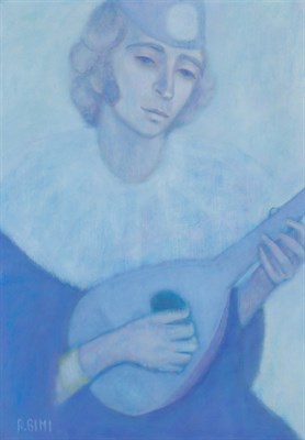 Lot 7 - Antonio Bini Italian, 1929-2011 Minstrel...