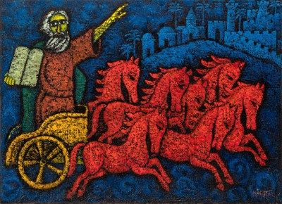 Lot 10 - Kat Chaz 20th Century Fiery Horses, 1971...
