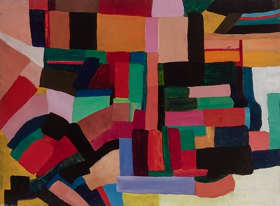 Lot 64 - Leonard McHugh American, 20th Century Linear...
