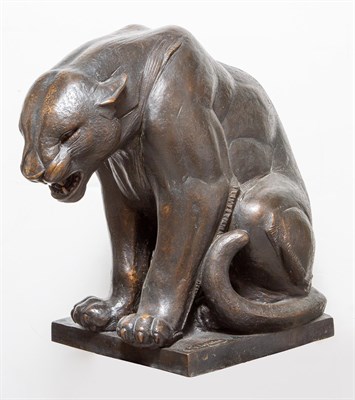 Lot 88 - After Sirio Tofanari Panther Inscribed S....