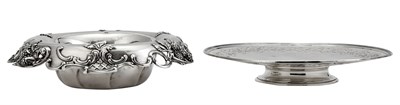 Lot 254 - Tiffany & Co. Sterling Silver Cake Stand and...