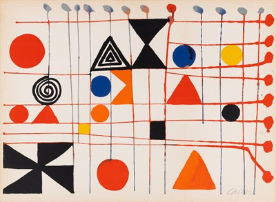 Lot 34 - Alexander Calder (1898-1976) QUILT Color...