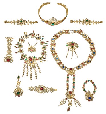 Lot 1206 - Antique Costume Parure