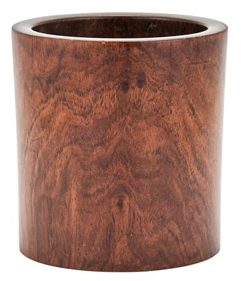 Lot 306 - A Chinese Huanghuali Brushpot Qing Dynasty Of...