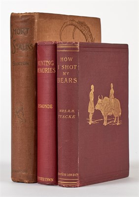 Lot 262 - [BIG GAME--INSCRIBED] Three works. BUXTON,...